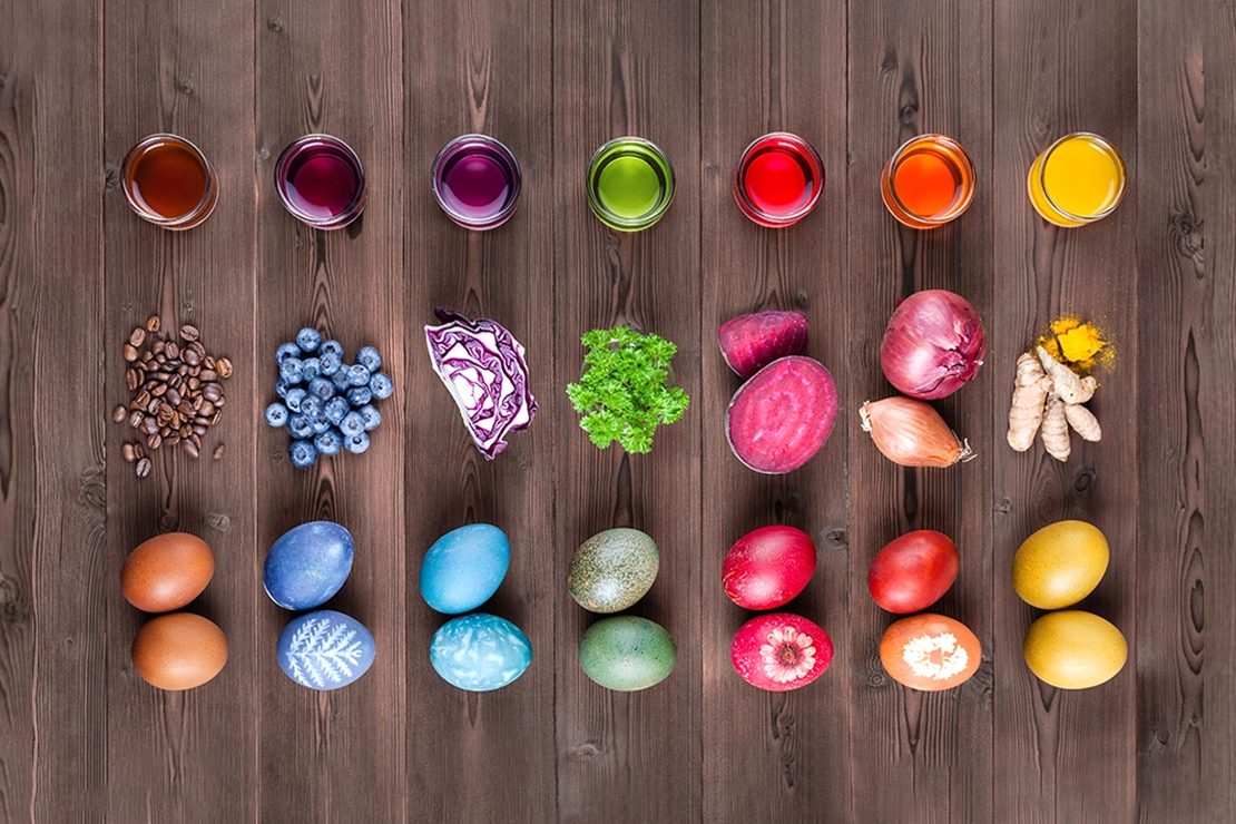 Традиція покраски яєць на Великдень 