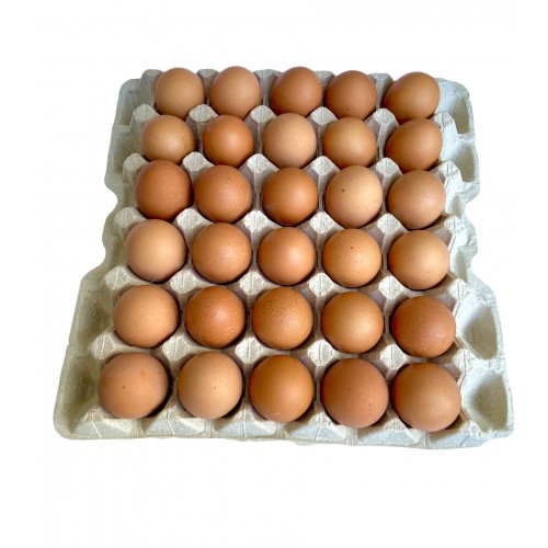 Яйце куряче коричневе С1 ТМ "Крупець" 1 шт