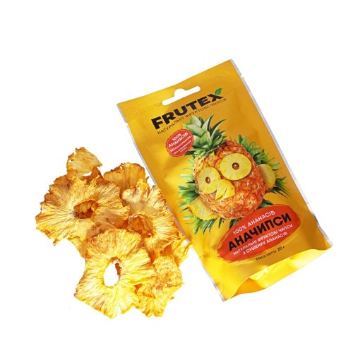 Чіпси ананасу натуральні, 35 г