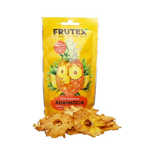 Чіпси ананасу натуральні, 35 г