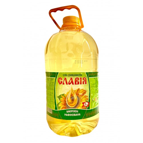 Масло подсолнечное рафинированное 5л