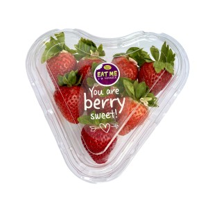 Полуниця, 340 г упаковка "Серце"