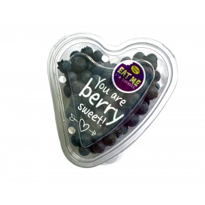 Голубика, 200 г упаковка "Сердце"