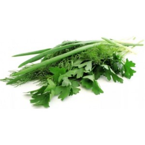Зелень микс 2 (укроп, листовая петрушка, лук зеленый), 150 г