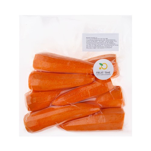 Морква чищена 2кг