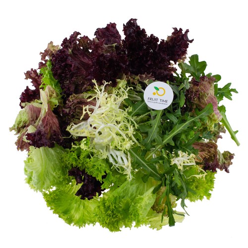 Микс салат №1 (россо, бионда, руккола, фризе) 250г