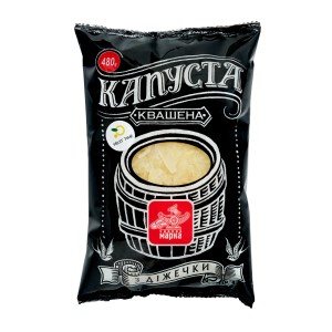 Капуста квашеная, 480 г пакет, ТМ Чудова Марка