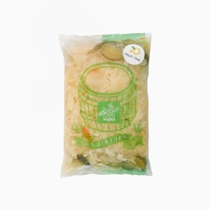 Капуста квашеная с огурцом, 350 г пакет, ТМ Чудова Марка